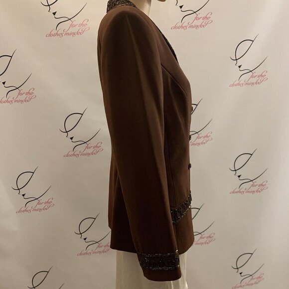 John Meyer. Size 10. Beaded Lined Dressy Embellished Jacket. WTC - Picture 3 of 7